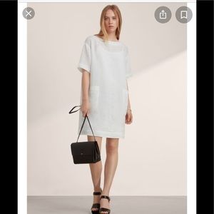 Babaton grehard dress in white